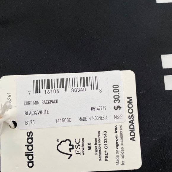 Adidas mini backpack - Picture 2 of 2